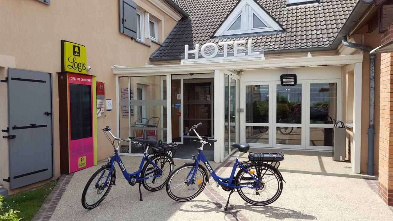 Logis Hotel L'Oree De Chartres - Barjouville Eksteriør billede